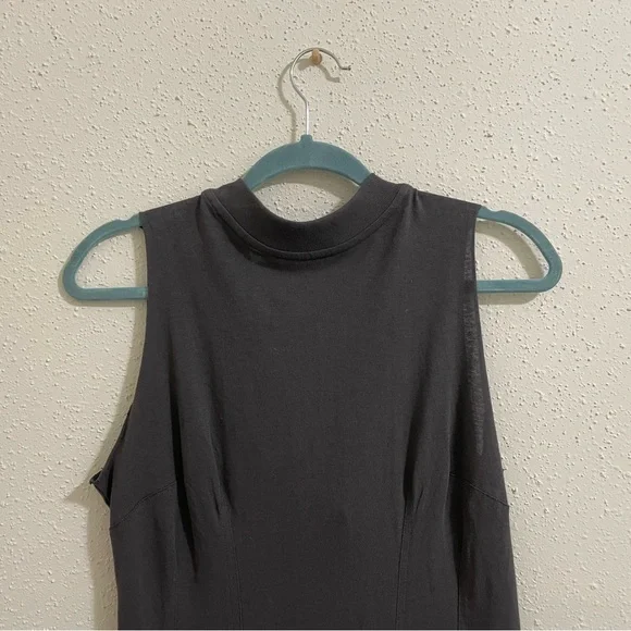 RtA Bandit Dress Jersey Knit Midi Faded Grey - Picture 4 of 12